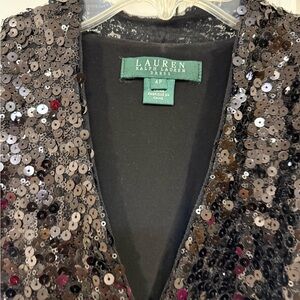 Lauren Ralph Lauren Black and Brown Sequin Dress